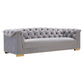 Farah 91 Velvet Sofa by TOV S4930