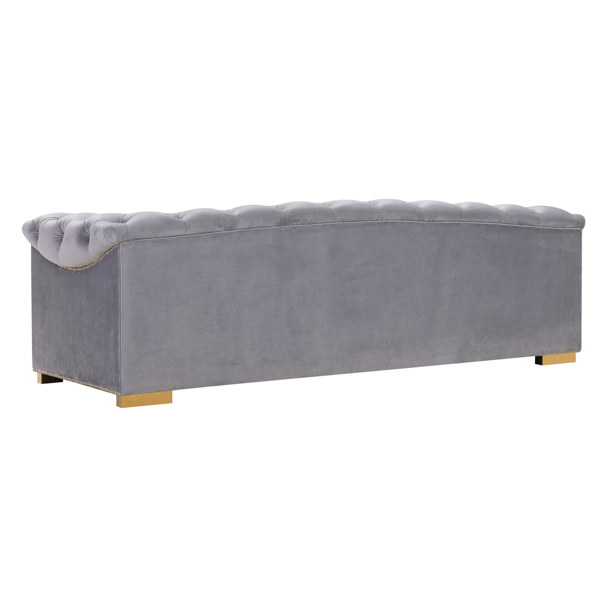 Farah Grey Performance Velvet Sofa By Inspire Me! Home Decor by TOV Furniture – photo 4 of 7