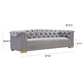Farah 91 Velvet Sofa by TOV S4930