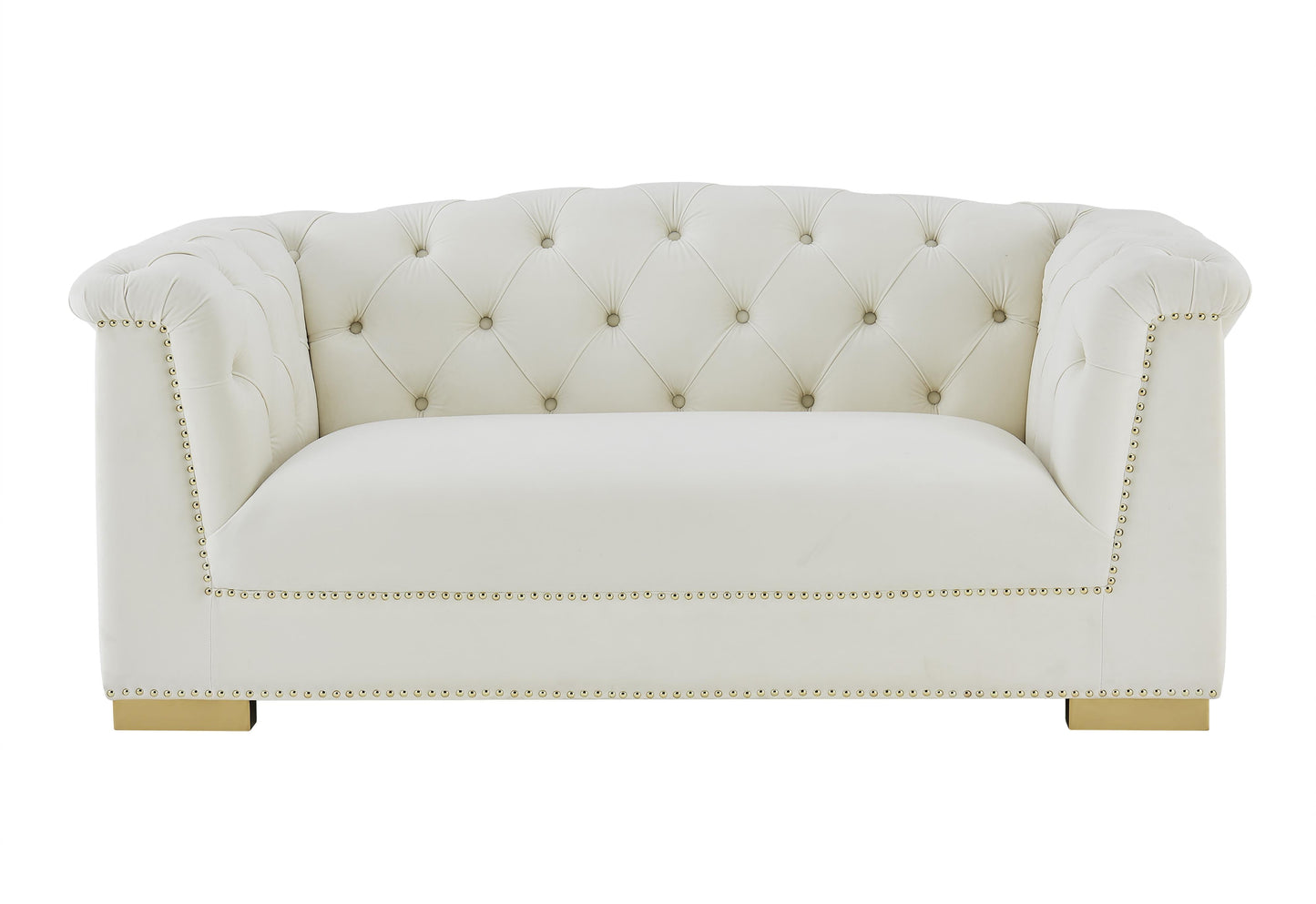 Farah 69 Velvet Loveseat by TOV S4932
