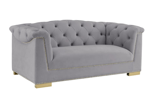 Farah 69 Velvet Loveseat by TOV S4932