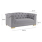 Farah 69 Velvet Loveseat by TOV S4932