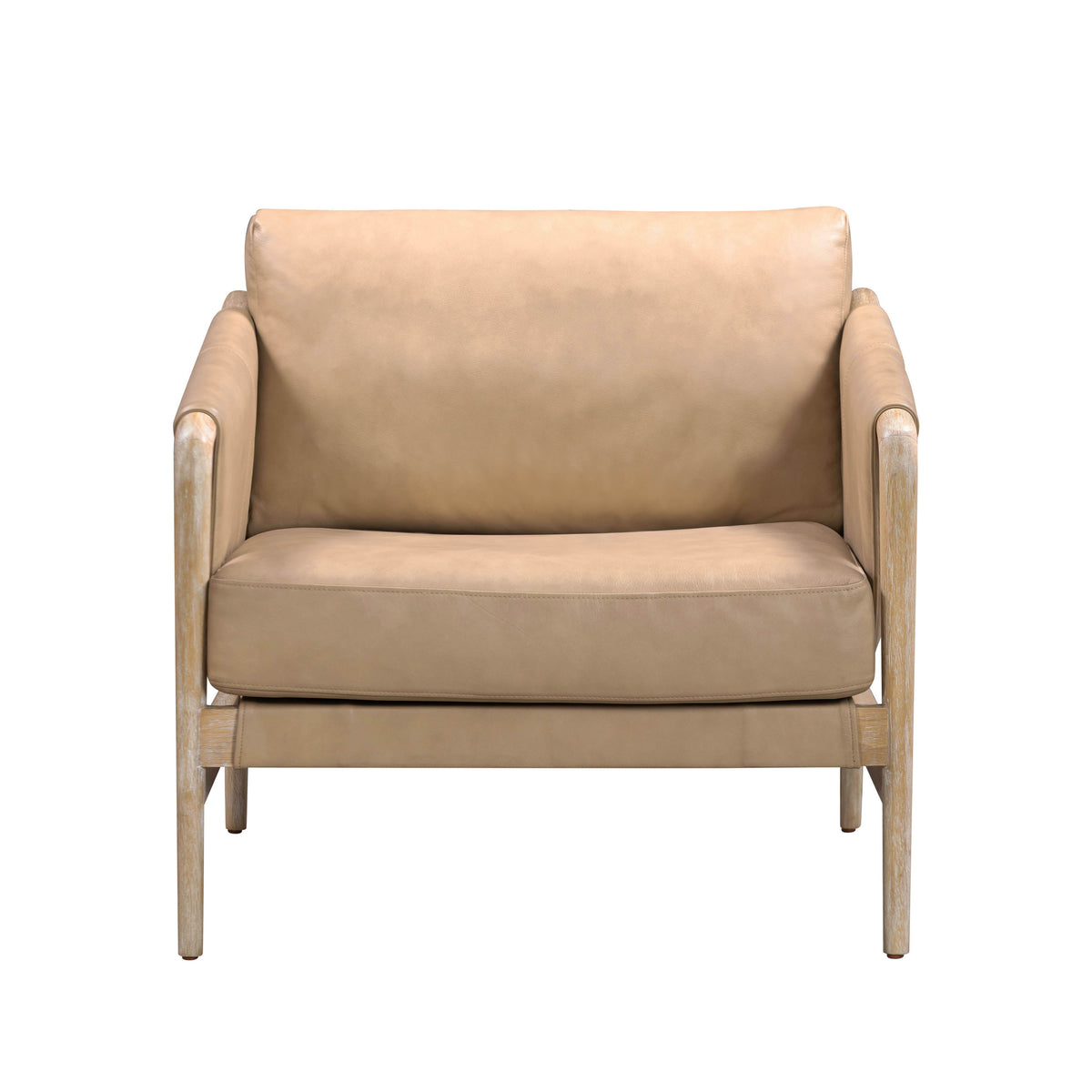Chakka Tan Genuine Leather Accent Chair by TOV Furniture – photo 3 of 7