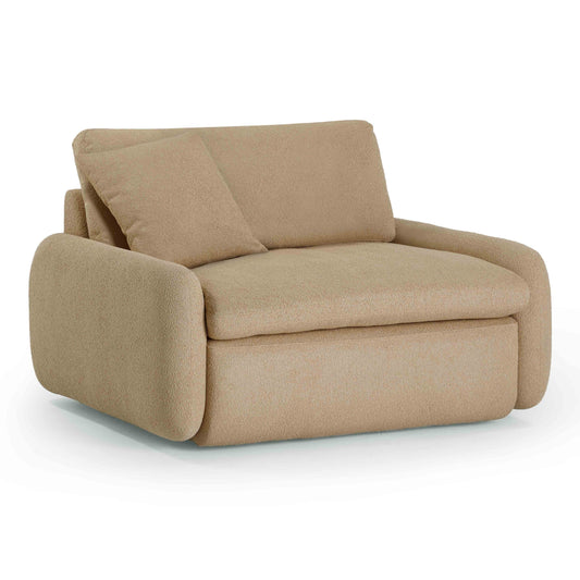 Rachelle Tan Boucle Lounge Chair by TOV S54355
