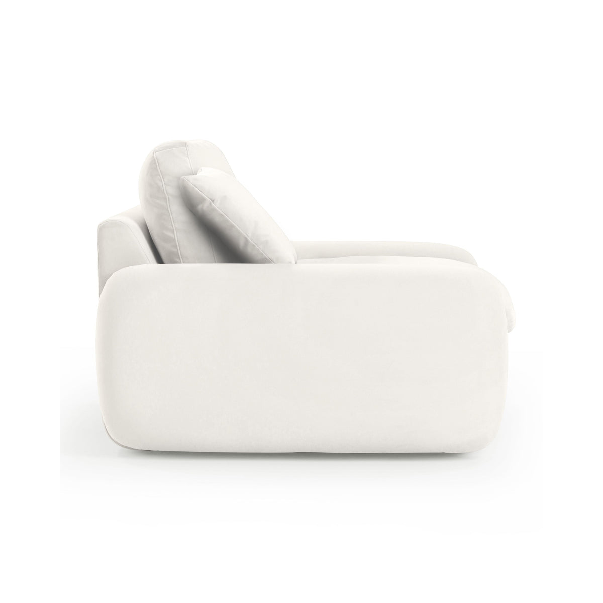 Rachelle Cream Performance Velvet Lounge Chair by TOV Furniture – photo 4 of 8