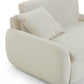 Rachelle Cream Velvet Lounge Chair by TOV S54356
