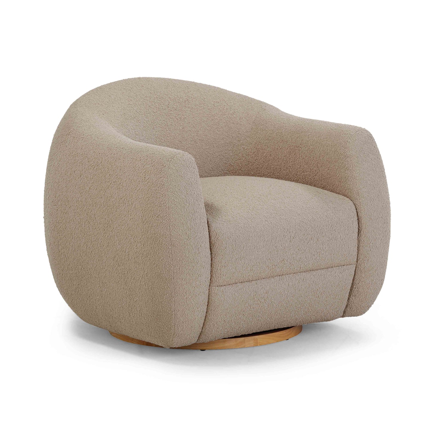Judy Boucle Swivel Chair by TOV S54363