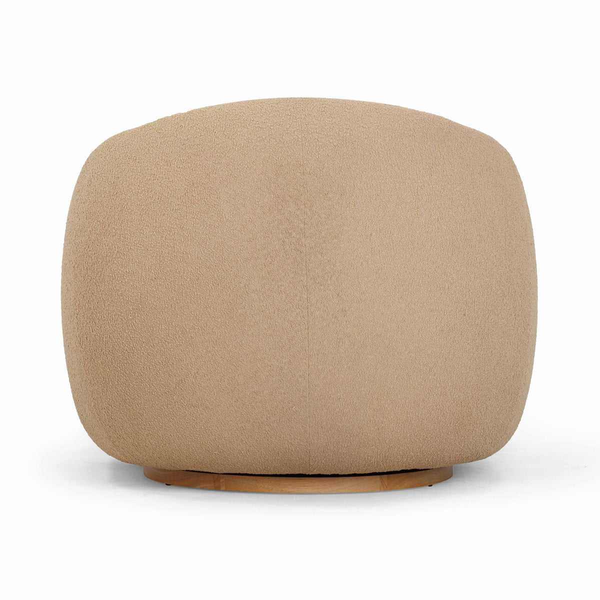 Judy Honey Contract-Grade Boucle Swivel Accent Chair by TOV Furniture – photo 5 of 9