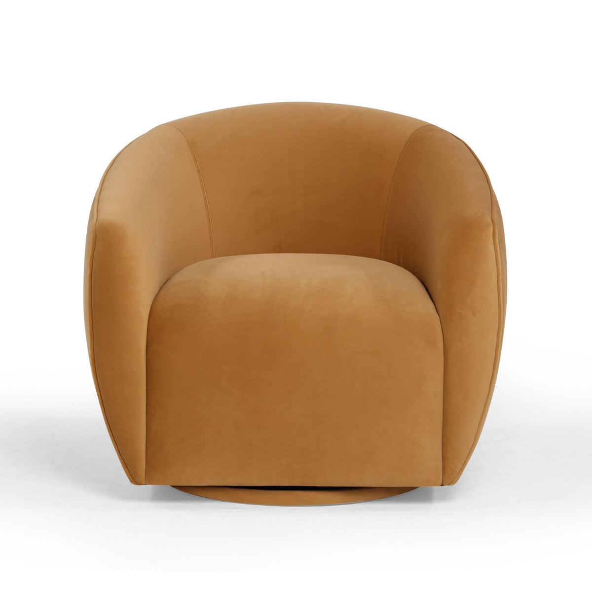 Jordan Tan Performance Velvet Swivel Accent Chair by TOV Furniture – photo 3 of 7