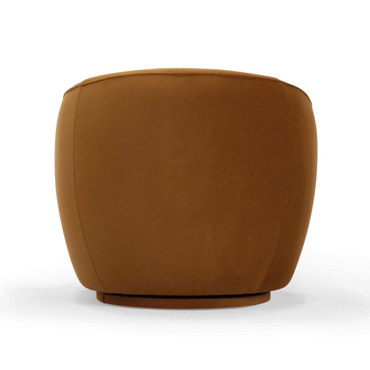 Jordan Cognac Performance Velvet Swivel Accent Chair by TOV Furniture – photo 5 of 7