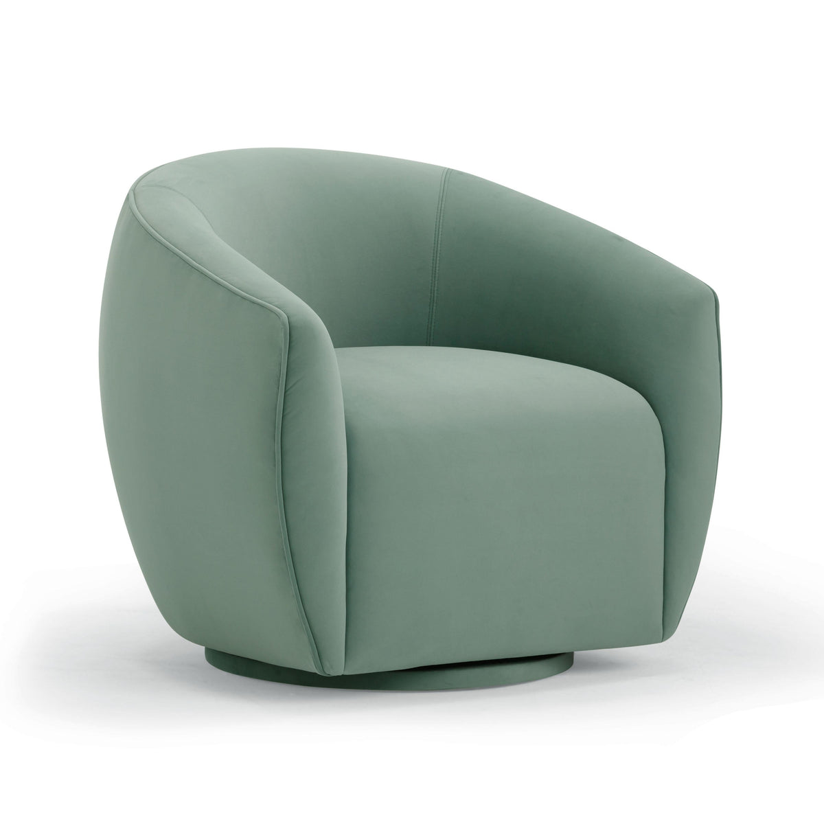 Jordan Sea Blue Performance Velvet Swivel Accent Chair by TOV Furniture – photo 1 of 7