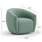 Jordan Velvet Swivel Chair by TOV S54372