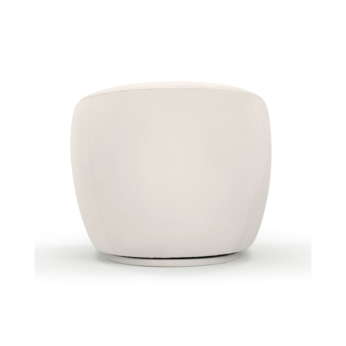 Jordan Cream Performance Velvet Swivel Accent Chair by TOV Furniture – photo 5 of 7
