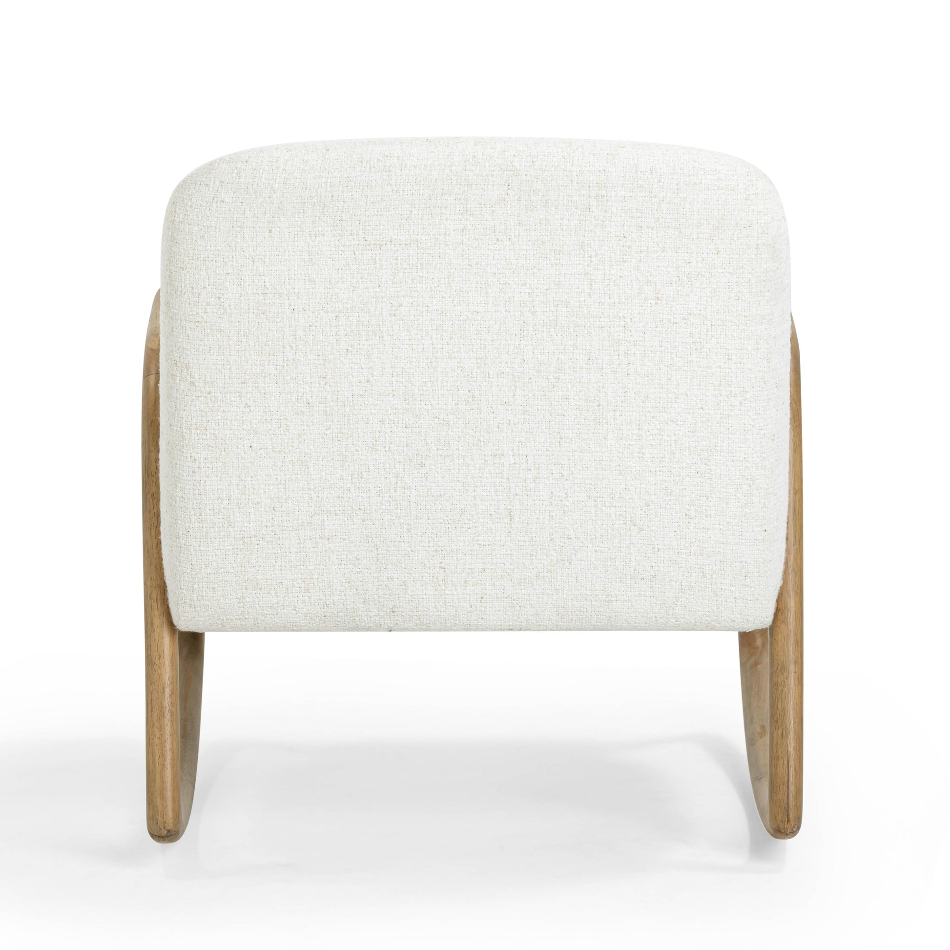 Bonney Cream Performance Fabric Rocking Chair Cream - ON FINAL SALE by Tov Furniture