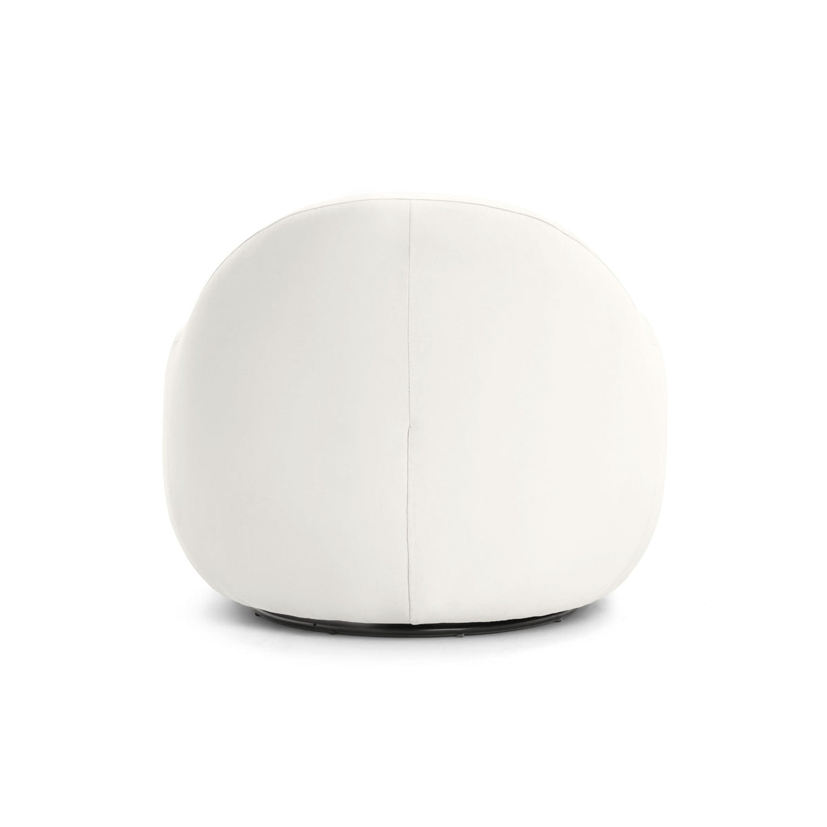 Tiago Performance Velvet Swivel Accent Chair in Cream by TOV Furniture – photo 5 of 7