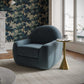 Tiago Velvet Swivel Chair by TOV S54414