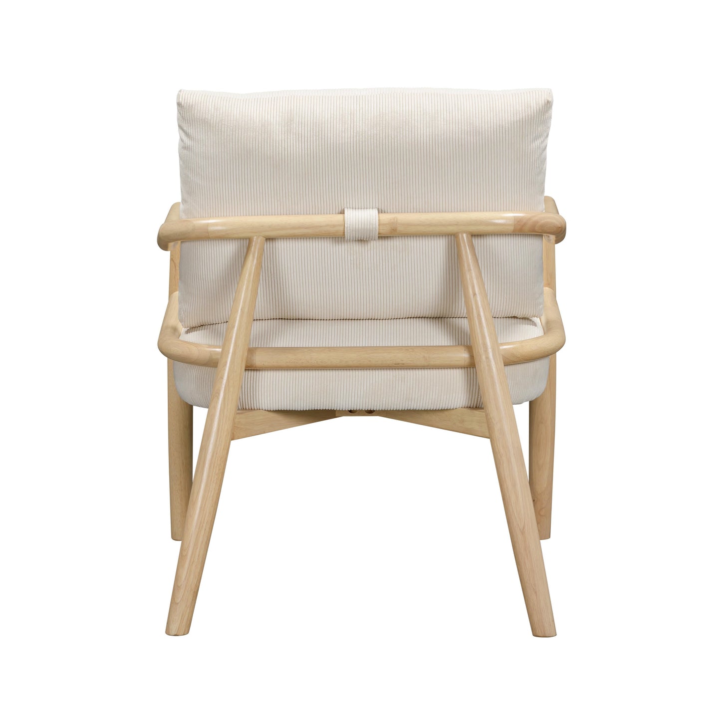 Dixie Cream Performance Corduroy Accent Chair Cream by Tov Furniture