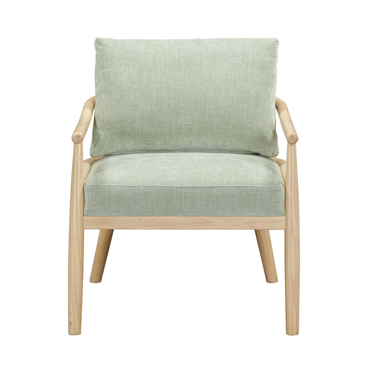 Dixie Mint Green Performance Chenille Velvet Accent Chair by TOV Furniture – photo 3 of 8