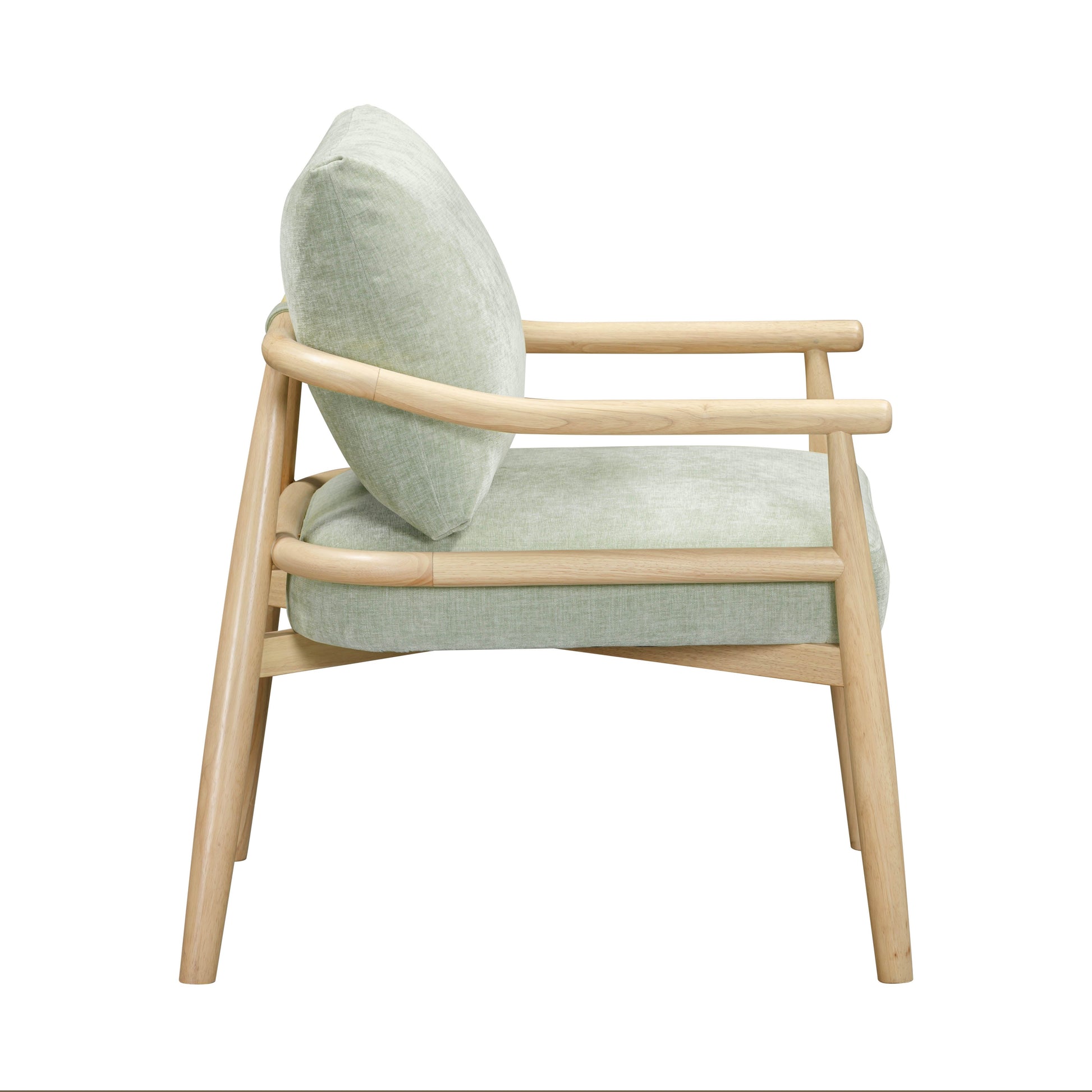 Dixie Performance Chenille Velvet Accent Chair Mint Green by Tov Furniture