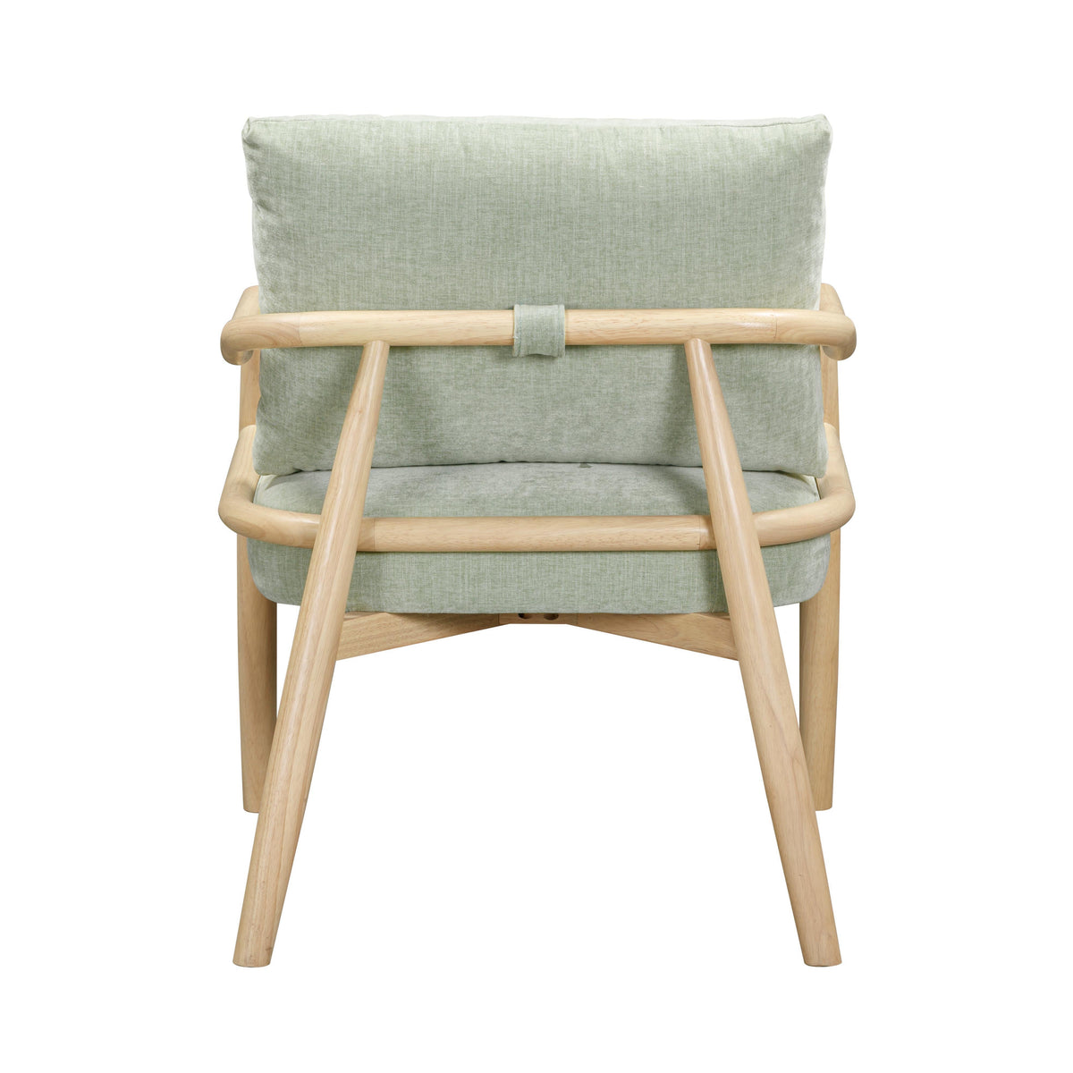 Dixie Mint Green Performance Chenille Velvet Accent Chair by TOV Furniture – photo 5 of 8
