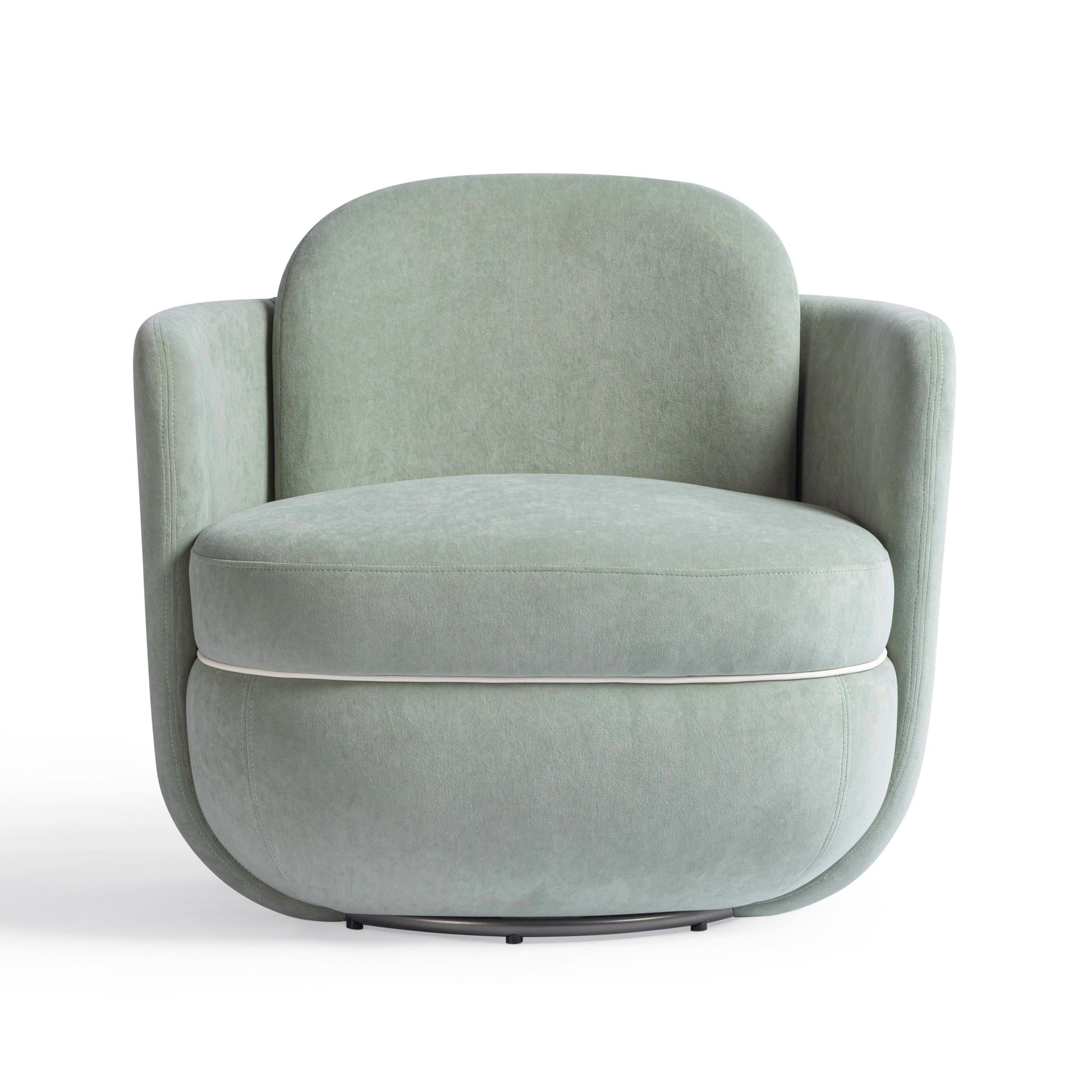 Wolfie Performance Velvet Swivel Accent Chair Mint Green by Tov Furniture