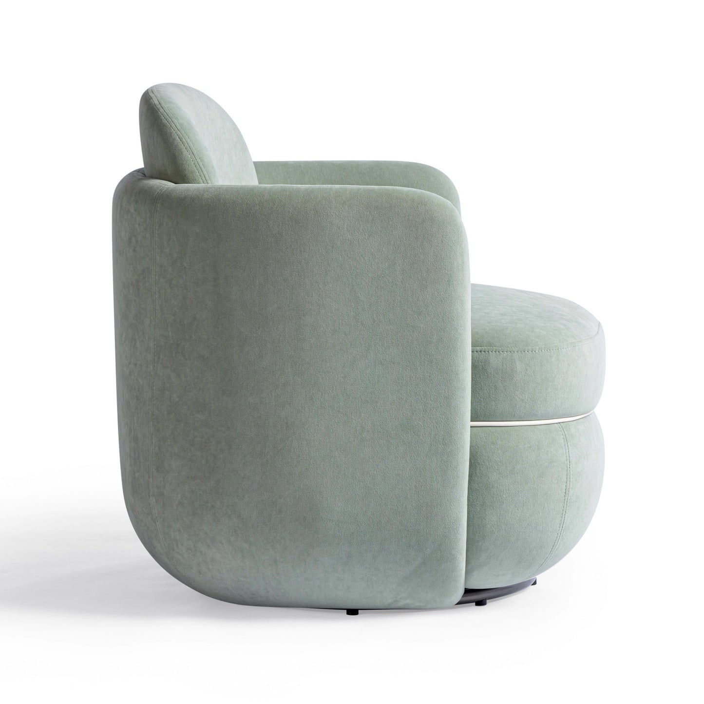 Wolfie Performance Velvet Swivel Accent Chair Mint Green by Tov Furniture