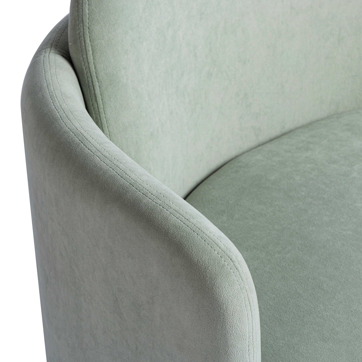 Wolfie Performance Velvet Swivel Accent Chair Mint Green by Tov Furniture