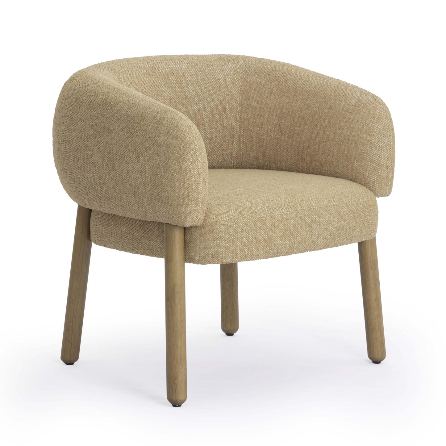 Foxy Textured Performance Fabric Accent Chair Honey by Tov Furniture