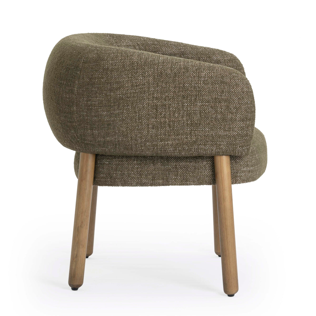 Foxy Olive Green Performance Textured Fabric Accent Chair by TOV Furniture – photo 4 of 7