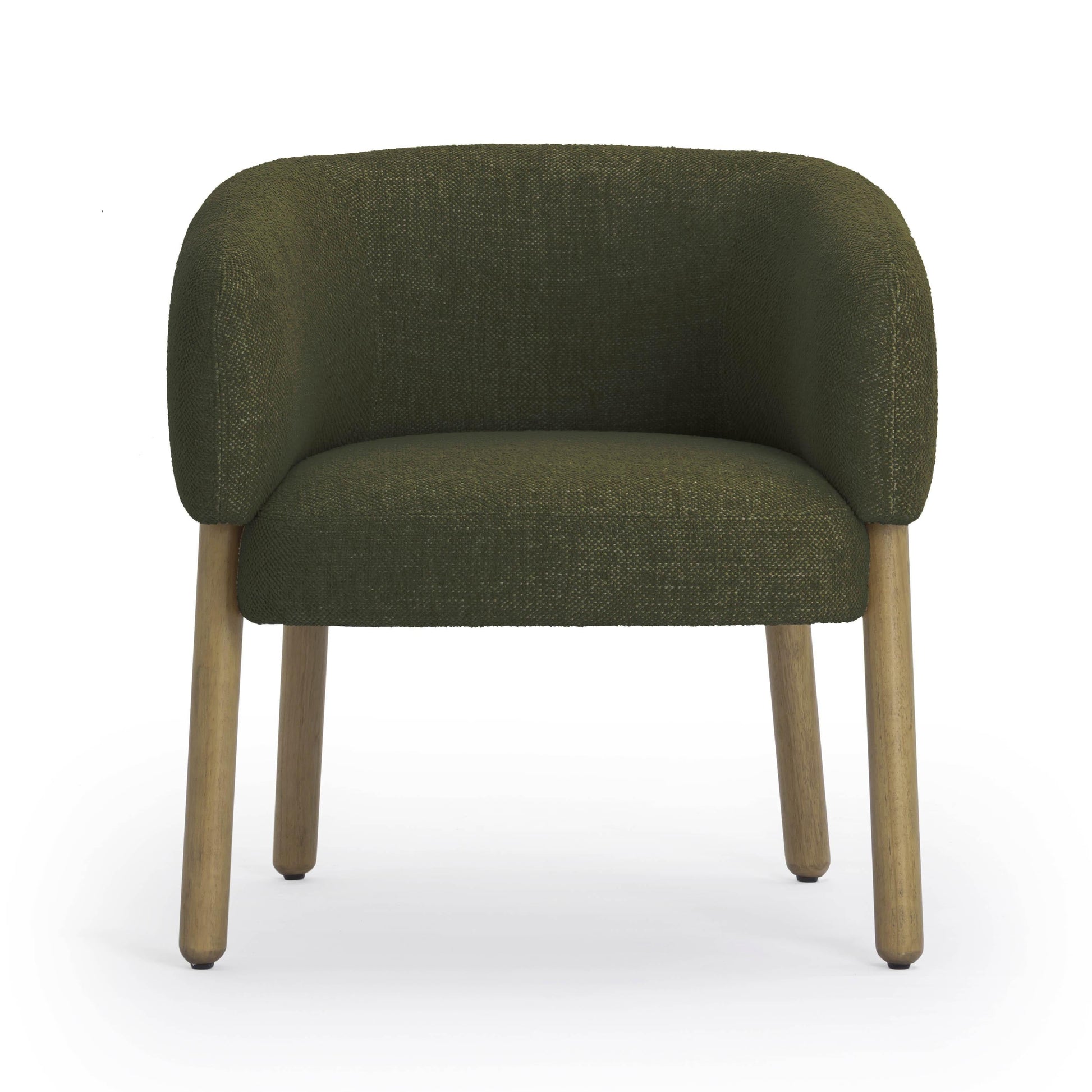 Foxy Textured Performance Fabric Accent Chair Olive Green by Tov Furniture