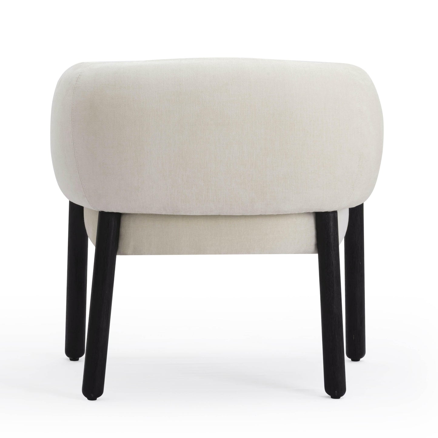 Foxy Cream Performance Basketweave Chenille Accent Chair Cream by Tov Furniture