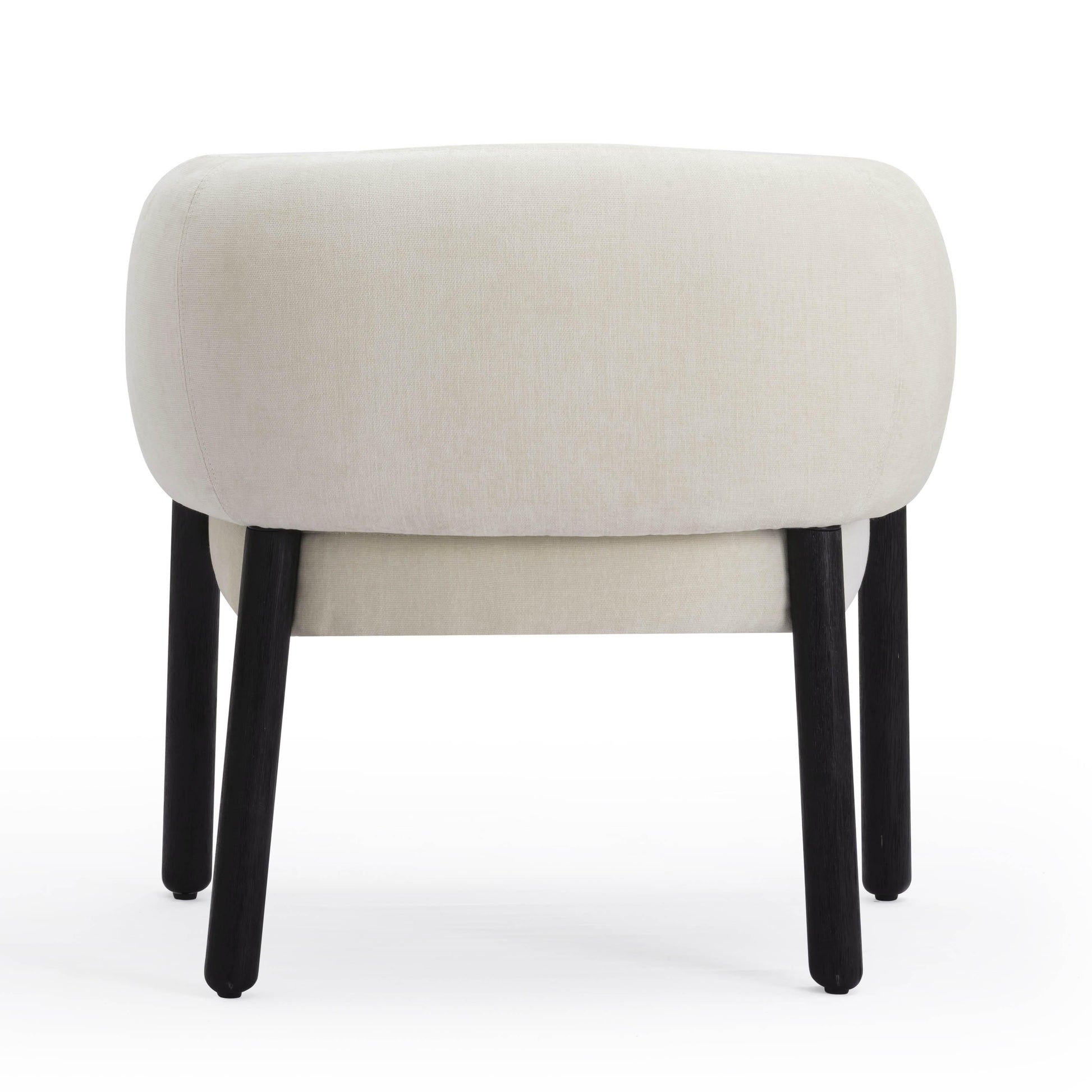 Foxy Cream Performance Basketweave Chenille Accent Chair Cream by Tov Furniture
