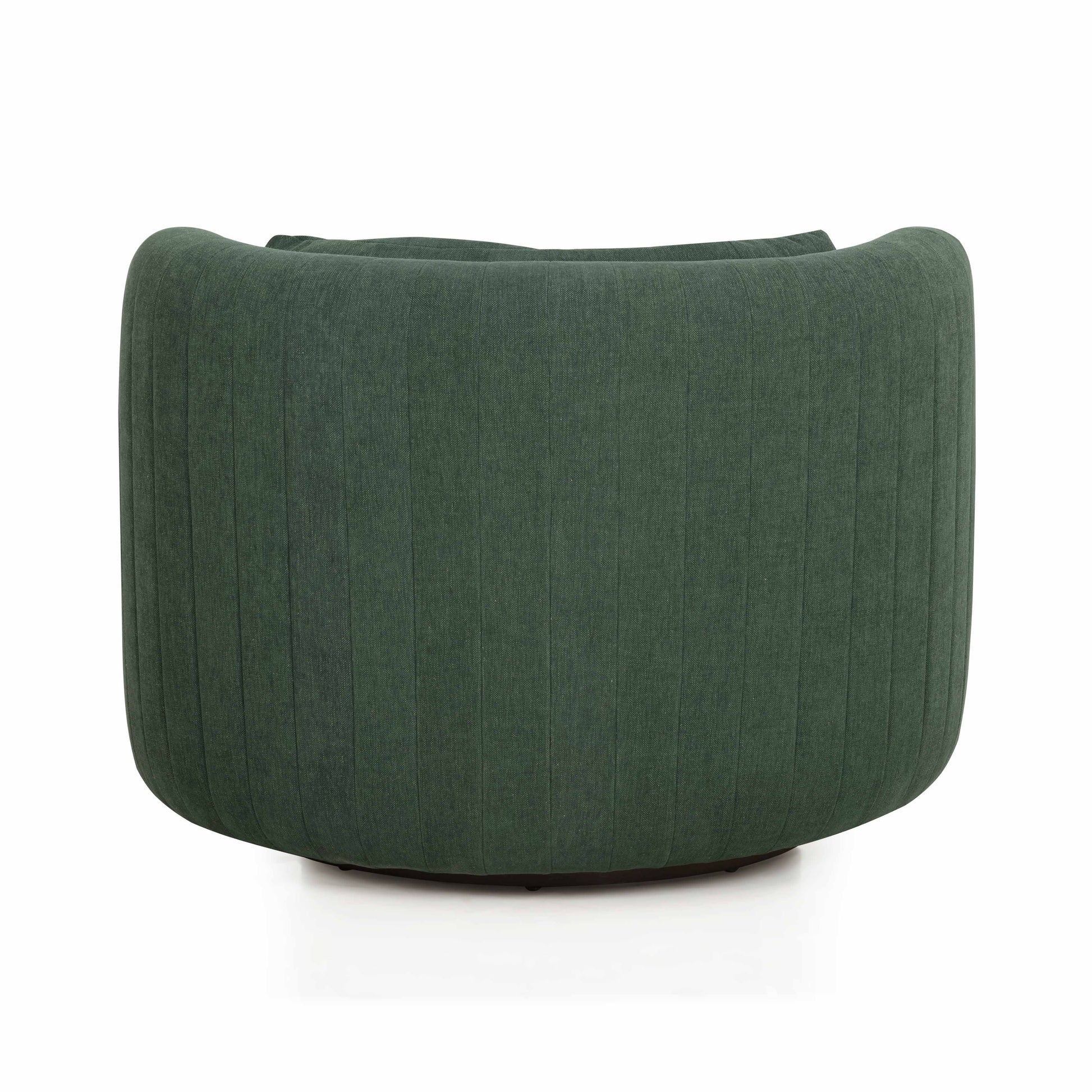 Nura Contract-Grade Chenille Swivel Accent Chair Forest Green by Tov Furniture