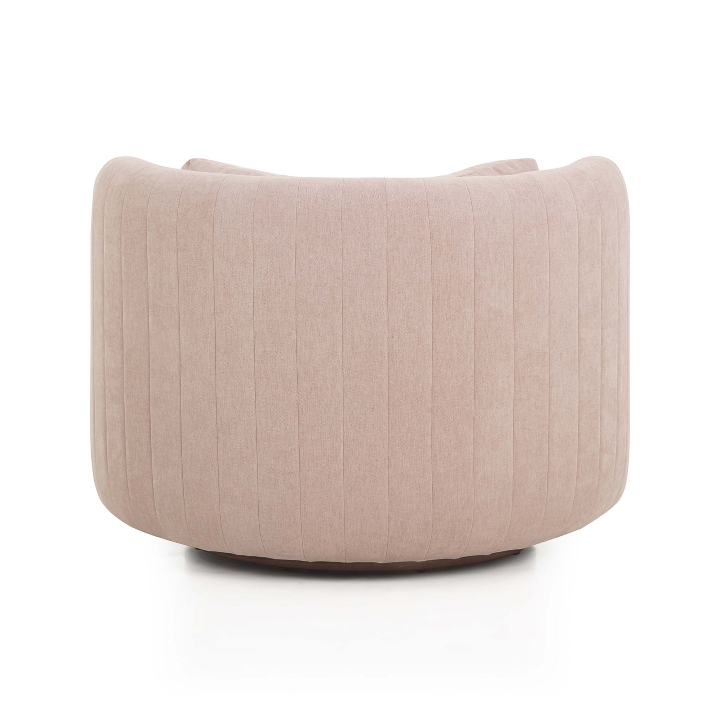 Nura Contract-Grade Chenille Swivel Accent Chair Pink by Tov Furniture