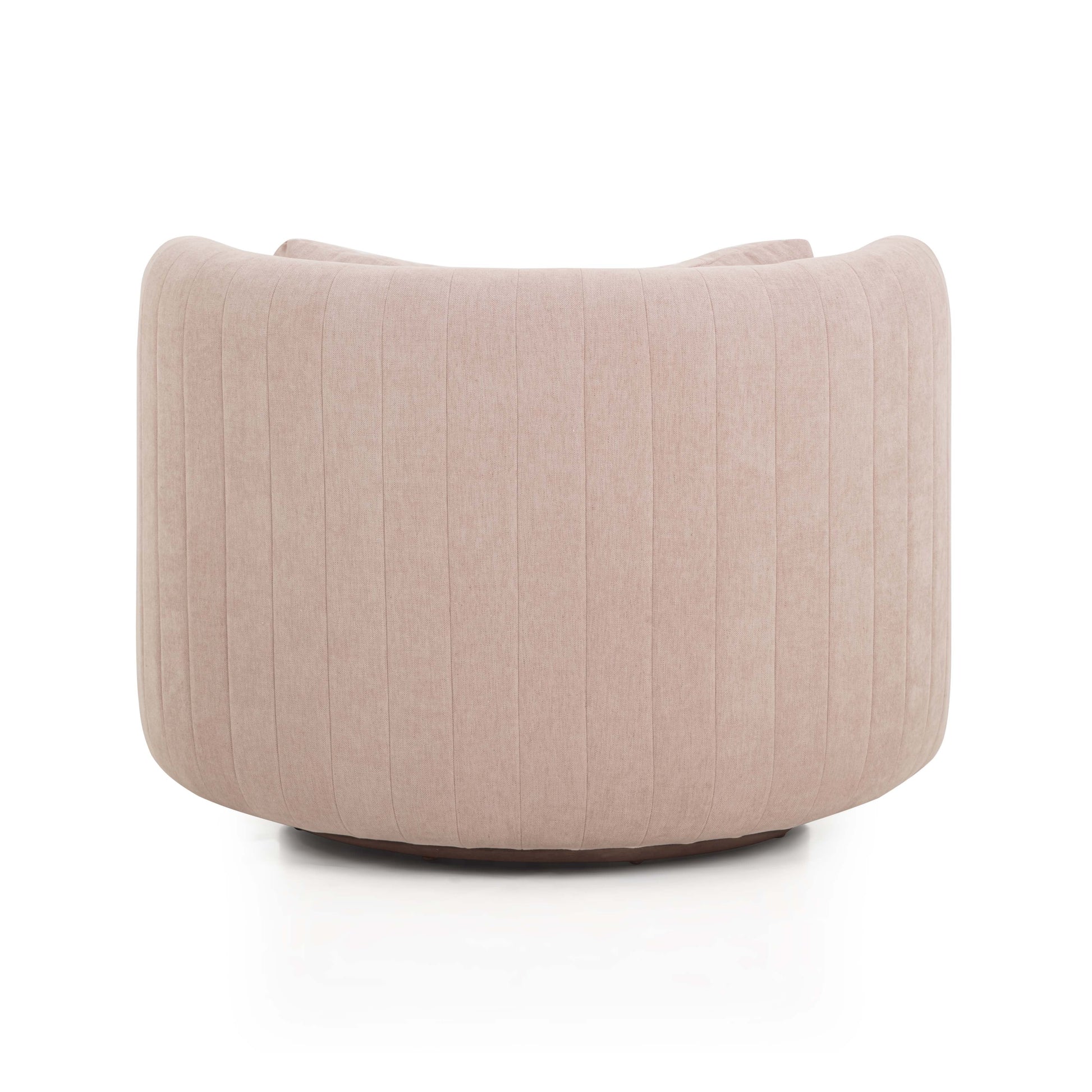 Nura Contract-Grade Chenille Swivel Accent Chair Pink by Tov Furniture