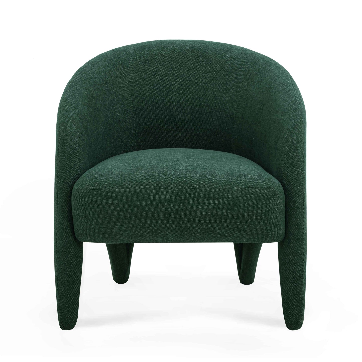 Kris Contract-Grade Chenille Accent Chair Forest Green by Tov Furniture
