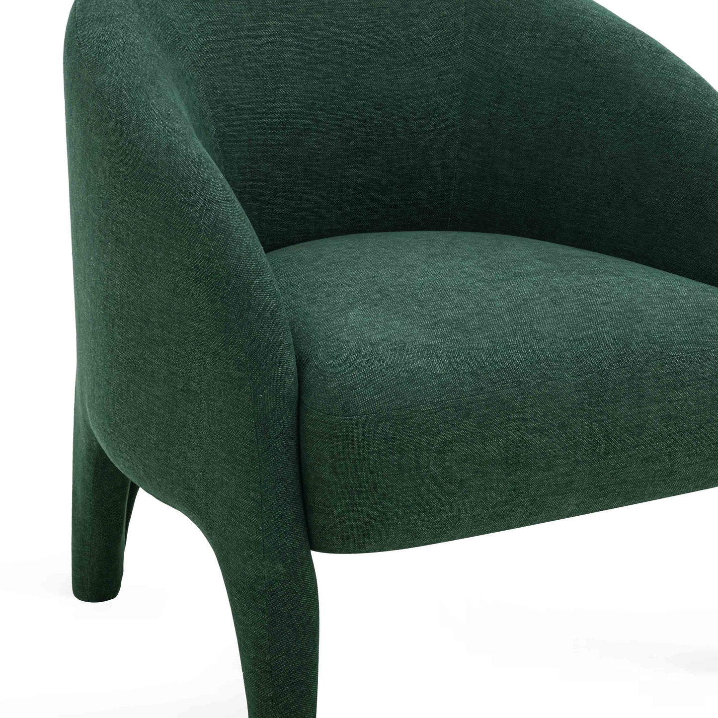 Kris Contract-Grade Chenille Accent Chair Forest Green by Tov Furniture