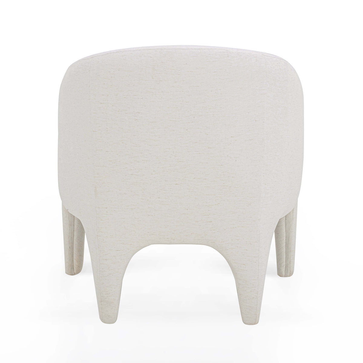Kris Cream Contract-Grade Chenille Accent Chair by TOV Furniture – photo 5 of 7