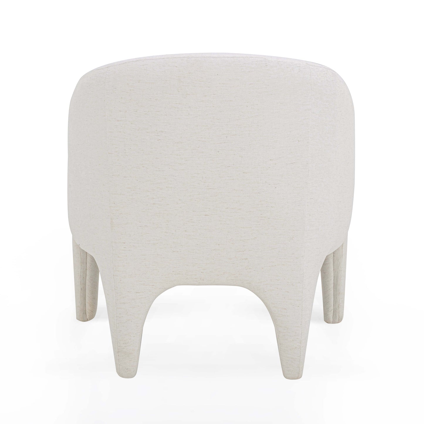 Kris Contract-Grade Chenille Accent Chair Cream by Tov Furniture