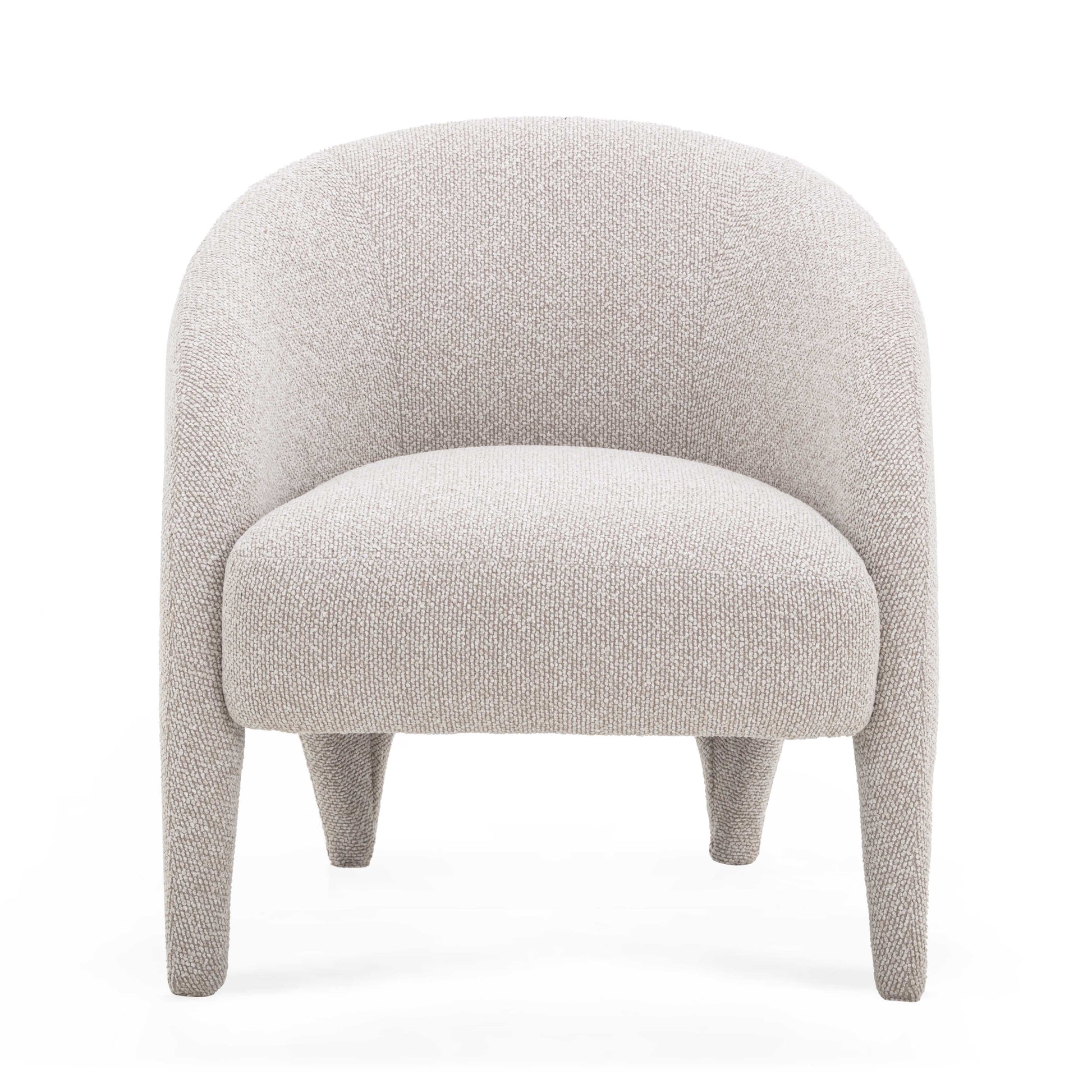 Kris Warm Grey Performance Boucle Accent Chair Warm Grey by Tov Furniture