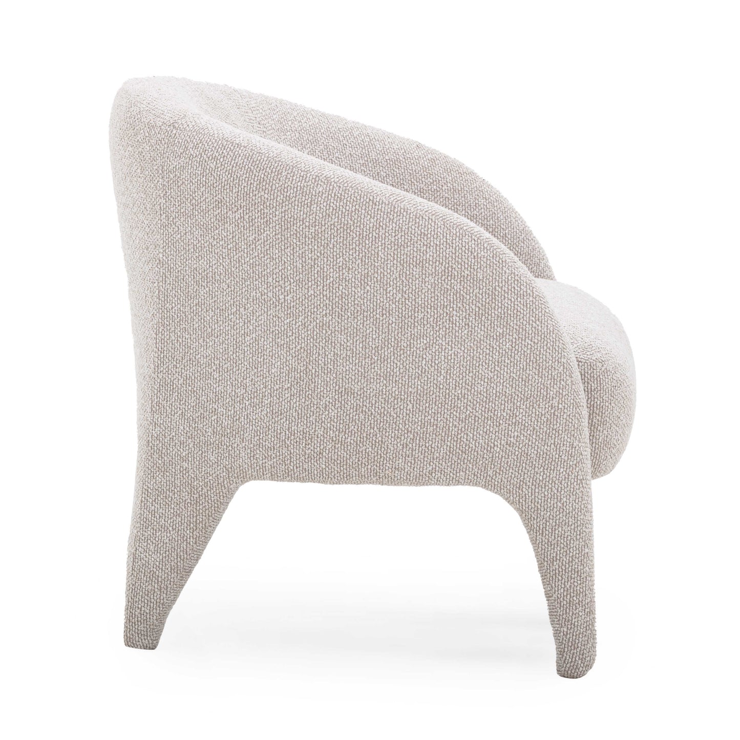 Kris Warm Grey Performance Boucle Accent Chair Warm Grey by Tov Furniture