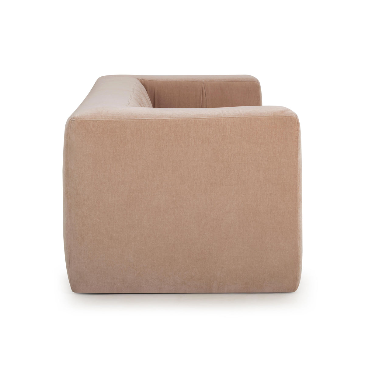 Alder 89" Peach Upcycled Contract-Grade Chenille Sofa by TOV Furniture – photo 4 of 8