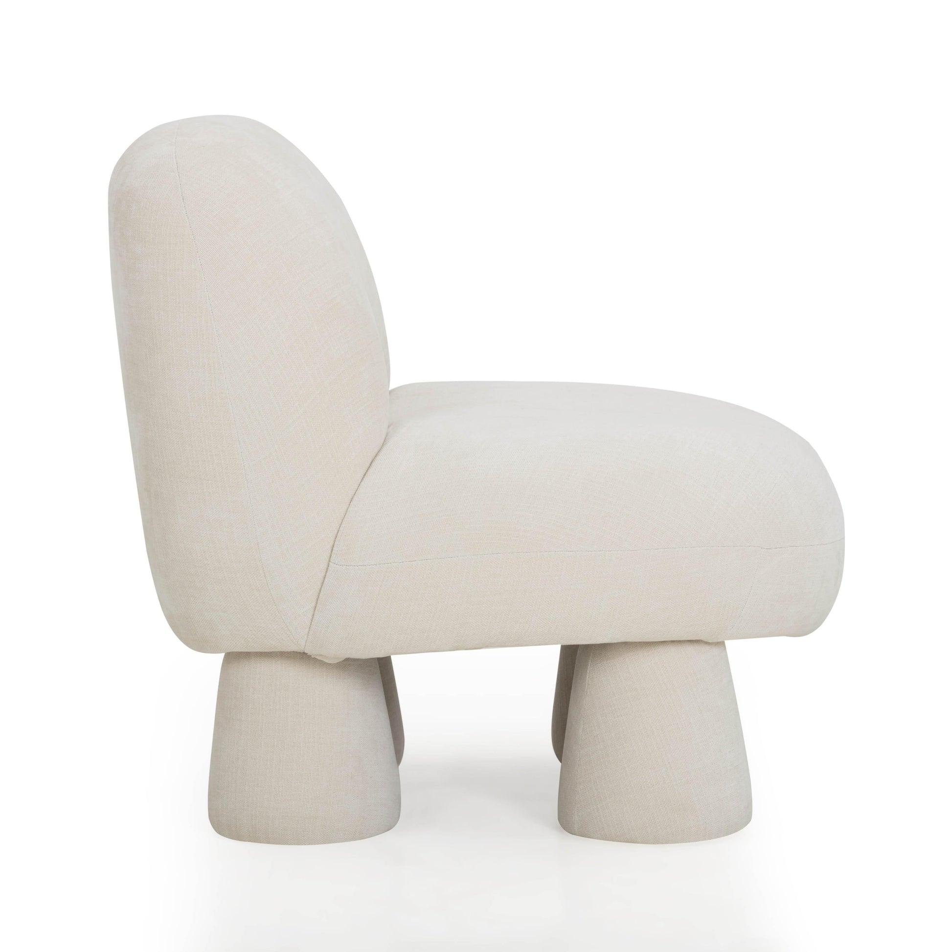 Stomp Upcycled Performance Chenille Accent Chair Cream by Tov Furniture