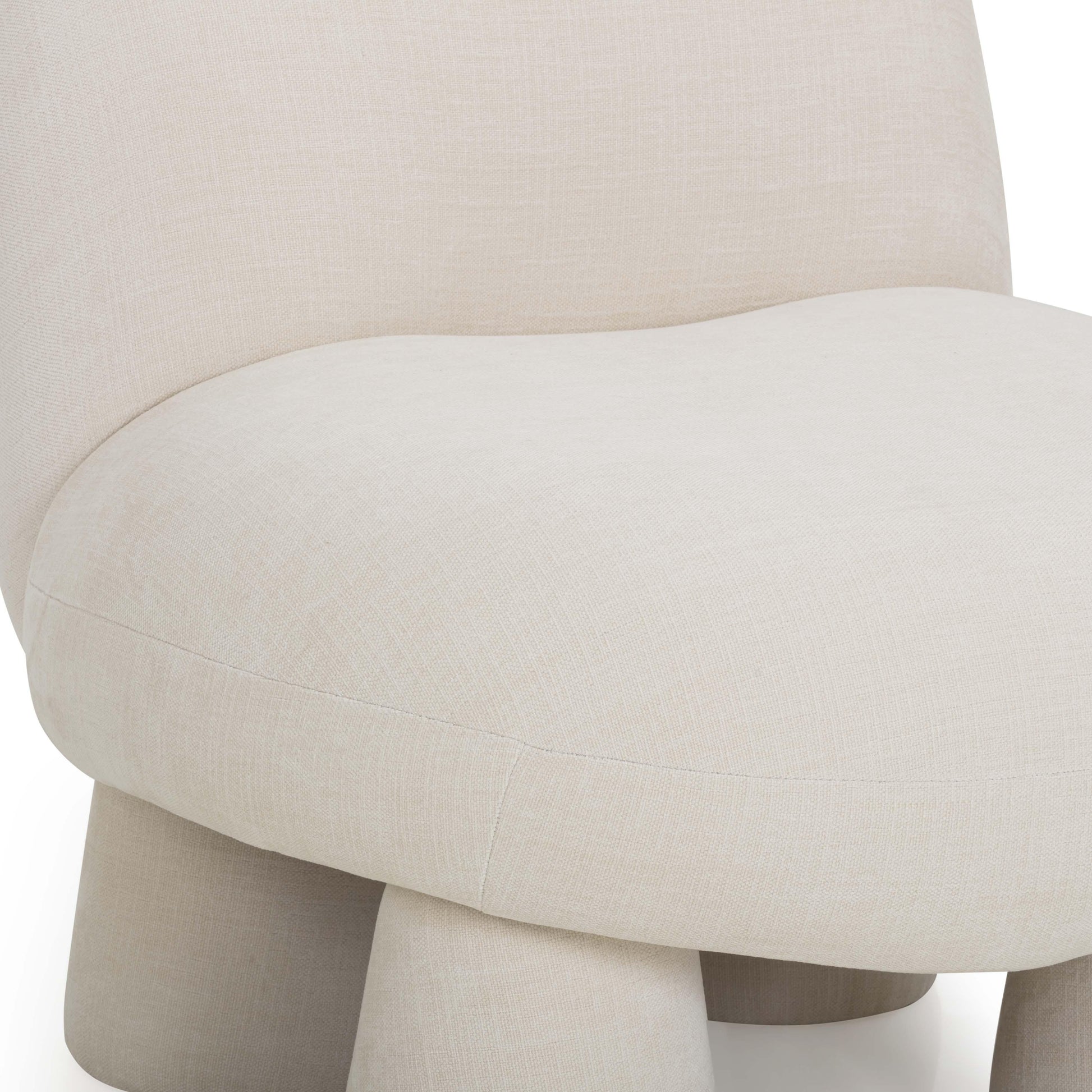 Stomp Upcycled Performance Chenille Accent Chair Cream by Tov Furniture