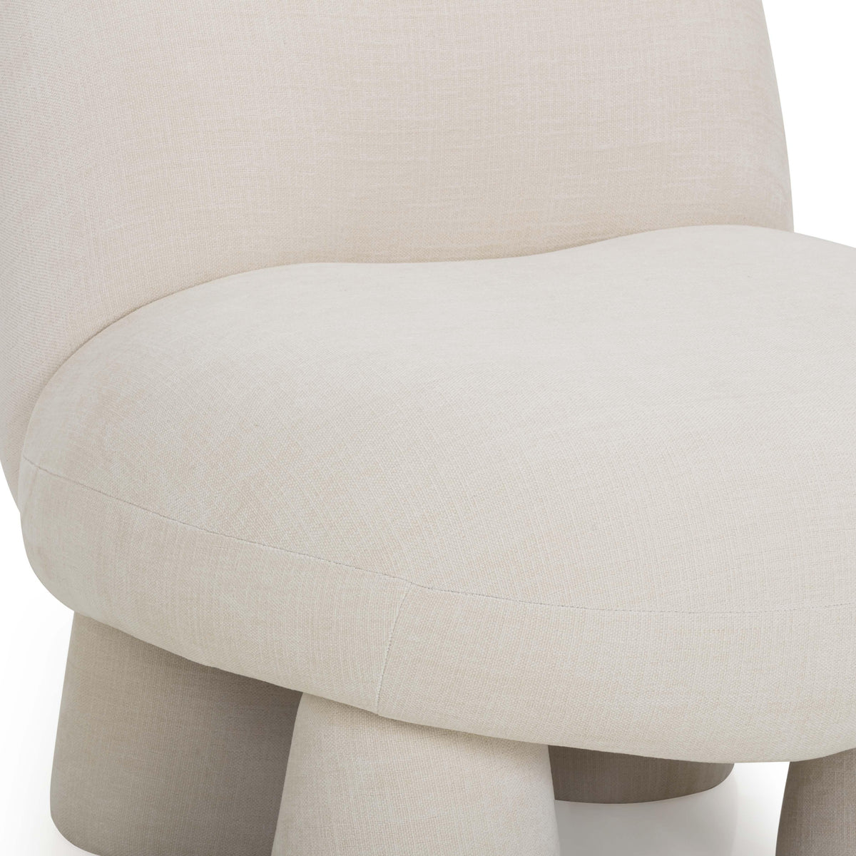 Stomp Upcycled Performance Chenille Accent Chair in Cream by TOV Furniture – photo 5 of 7