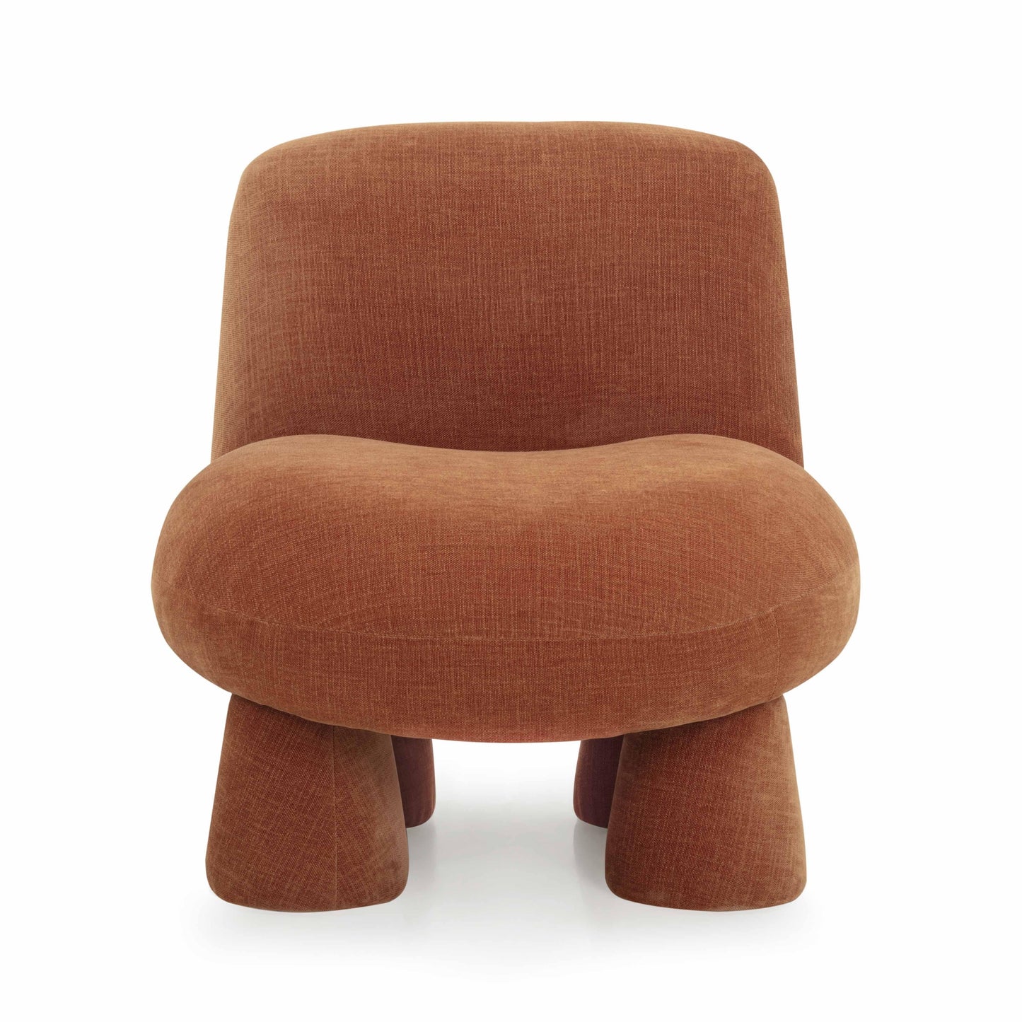 Stomp Upcycled Performance Chenille Accent Chair Rust by Tov Furniture