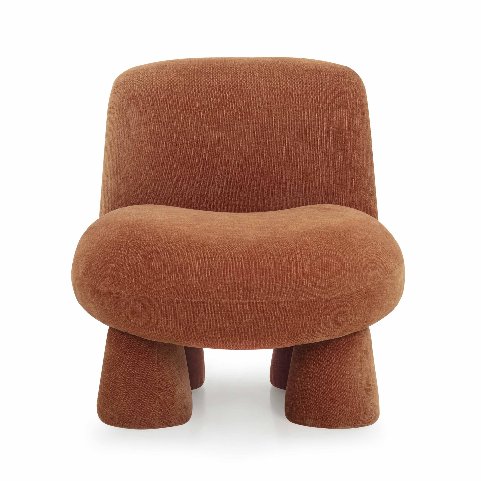 Stomp Upcycled Performance Chenille Accent Chair Rust by Tov Furniture
