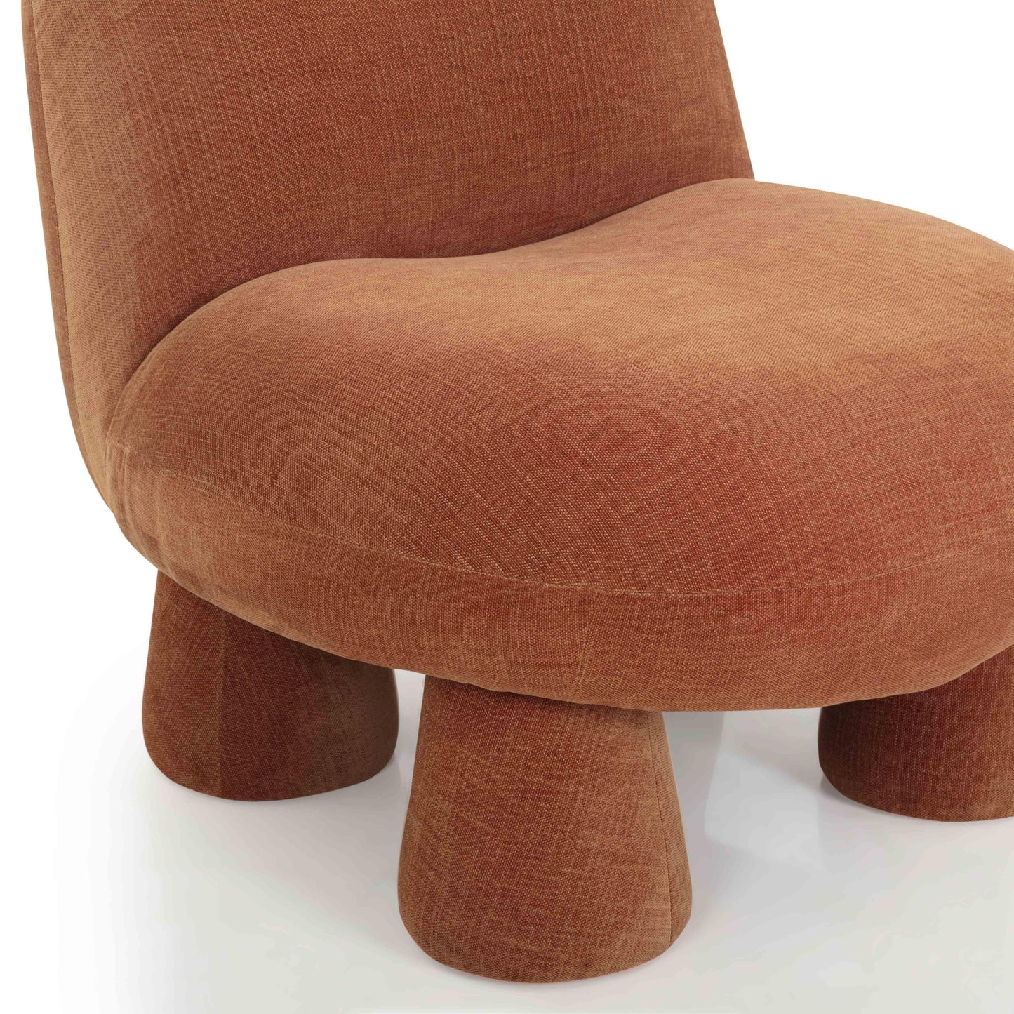 Stomp Upcycled Performance Chenille Accent Chair Rust by Tov Furniture