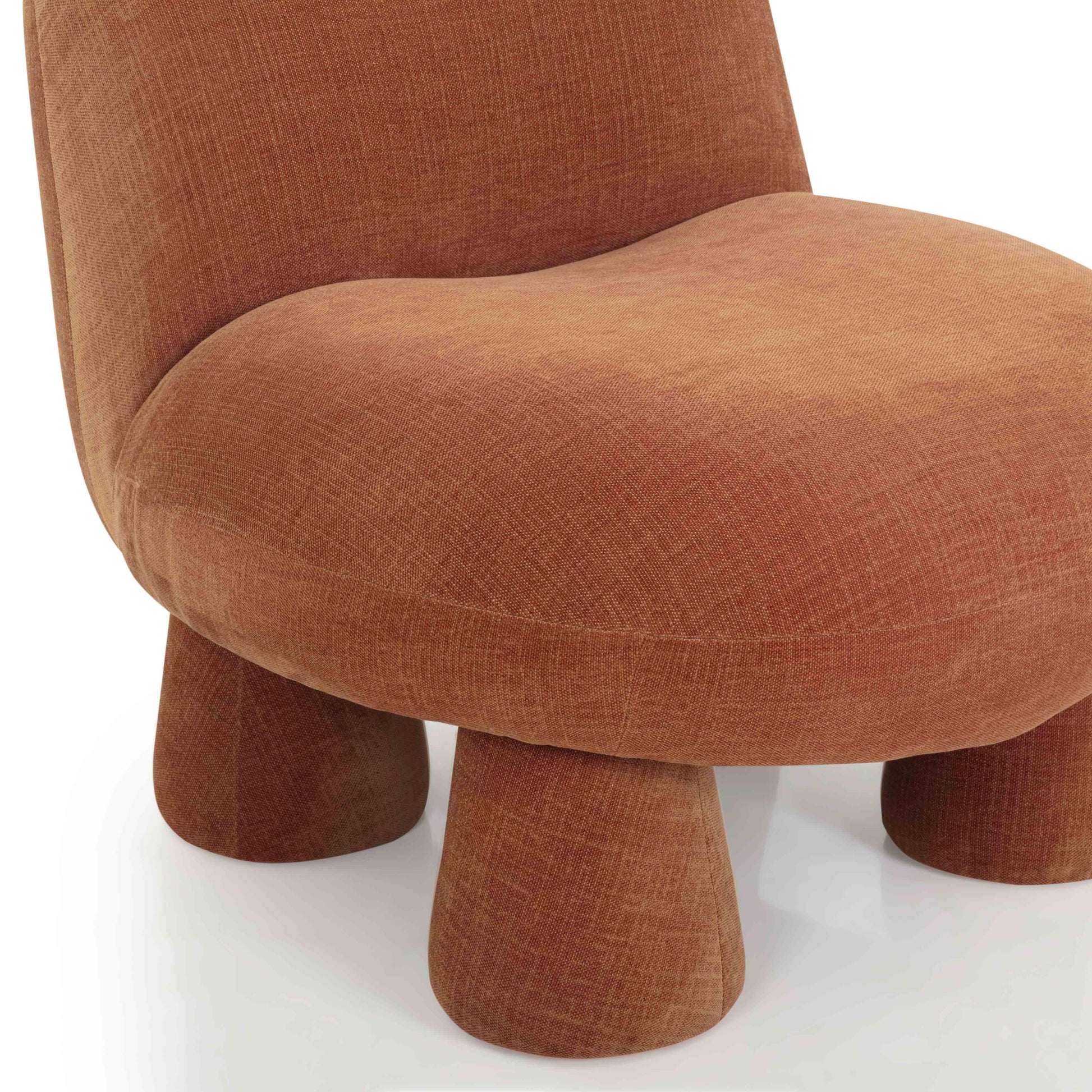 Stomp Upcycled Performance Chenille Accent Chair Rust by Tov Furniture