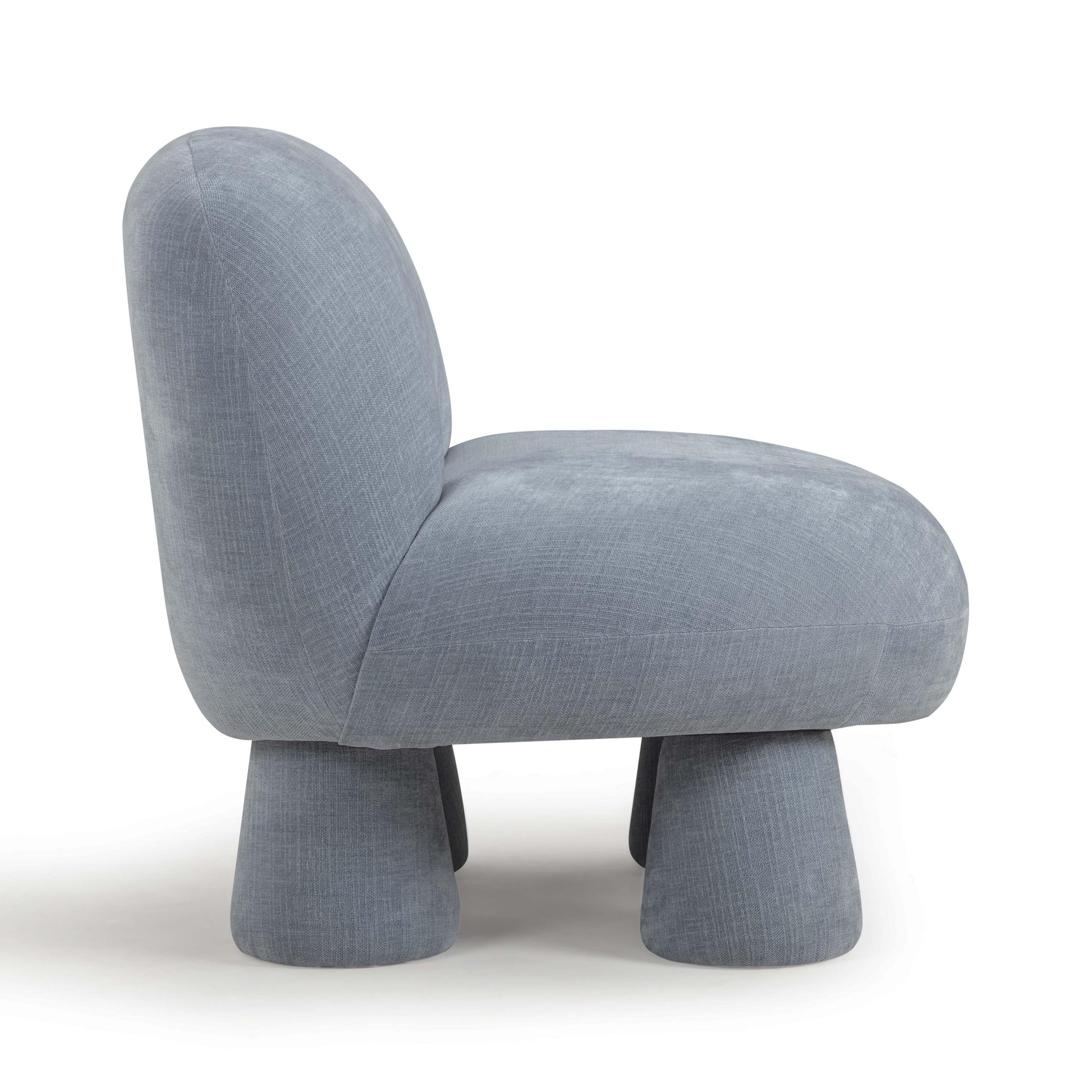 Stomp Upcycled Performance Chenille Accent Chair Blue by Tov Furniture